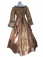 Ladies Medieval Renaissance Costume And Headdress Size 14 - 16